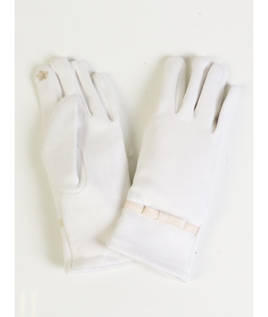  Stitched Bow Touch Screen Glove