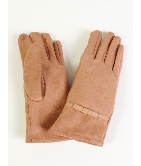  Stitched Bow Touch Screen Glove
