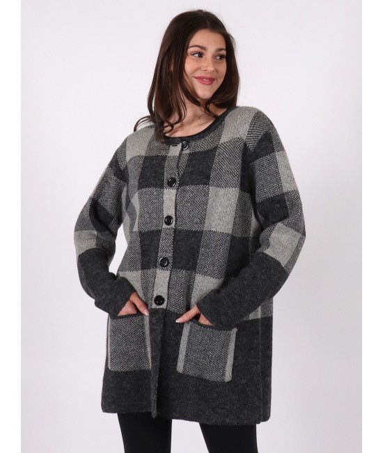 Plaid Outwear W/ Buttons Plaid Outwear W/ Buttons