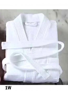 100% Cotton Soft Plain House Robe W/ Pockets