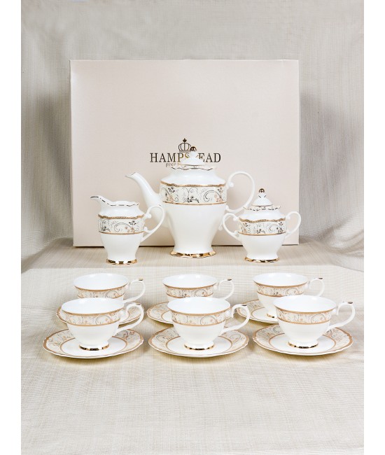 15 Pcs Tea Set With Gift Box