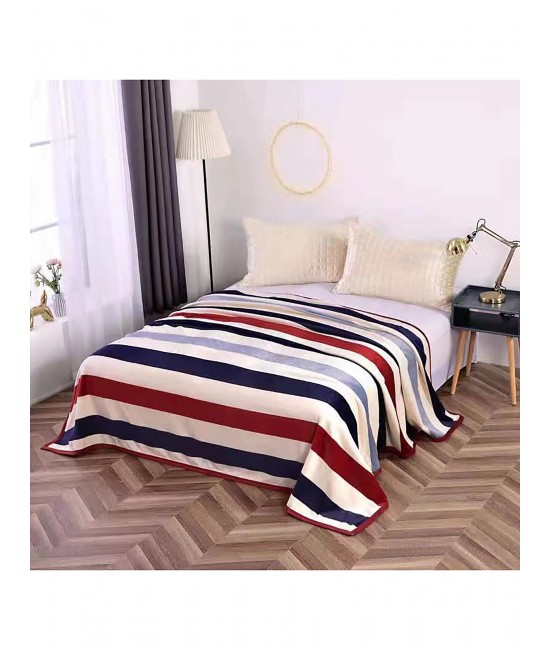 Embroidered Microfiber Soft Printed Flannel Blanket (with gift packaging) 