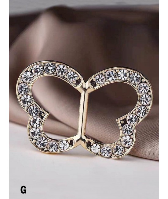 Multi Function Butterfly Rhinestone Clothing Ring Multi Function Butterfly Rhinestone Clothing Ring