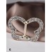Multi Function Butterfly Rhinestone Clothing Ring Multi Function Butterfly Rhinestone Clothing Ring