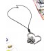 Rope Necklace W/ Heart and Butterfly Rope Necklace W/ Heart and Butterfly