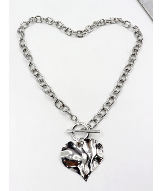 Heart Iron Chain Necklace Heart Iron Chain Necklace
