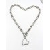 Heart Iron Chain Necklace Heart Iron Chain Necklace