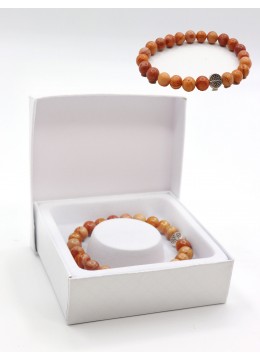 Yellow Turquoise Bead Bracelets with Gift Box