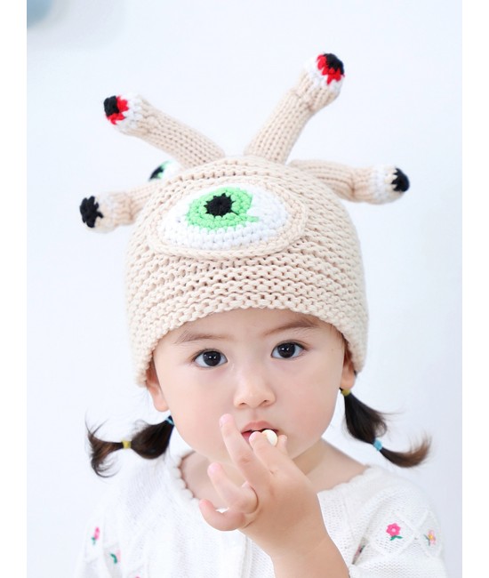 Kid's Alien Themed Knitted Hat