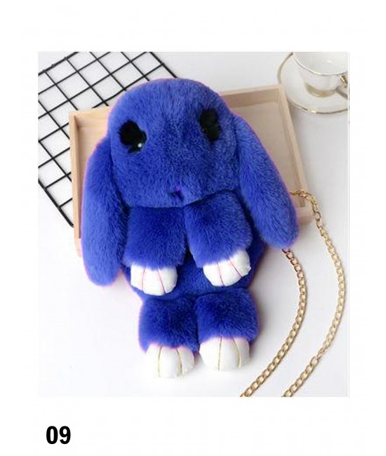 Cute Plush Bunny Bag /Royal Blue