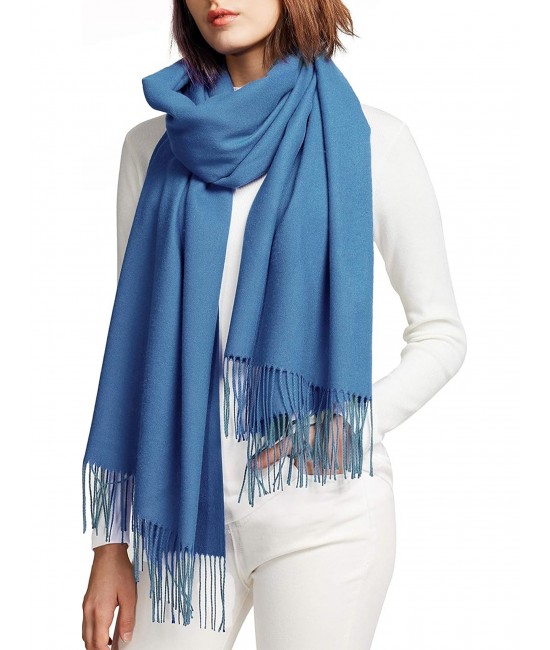 Premium Cashmere Feeling Solid Color Scarf W/ Tassels Premium Cashmere Feeling Solid Color Scarf W/ Tassels
